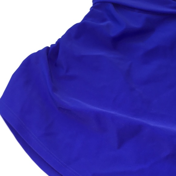 ATHLETA Tara Halter Tanked 32B/C Purple Blue ATHLETA Tankini new ATHLETA - Picture 3 of 8